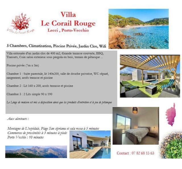 Villa Le Corail Rouge Corse ليسي المظهر الخارجي الصورة
